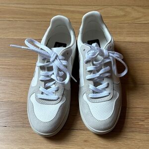 Veja White & Cream Sneakers